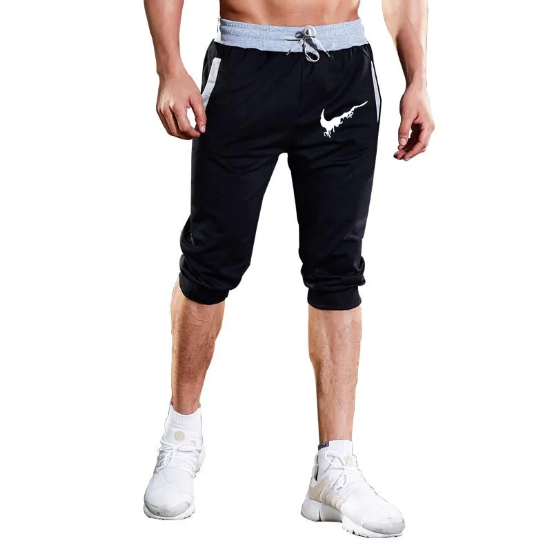 

New Style Brand Summer Men Shorts Casual Capri Shorts Breathable Quick-Dry Training Pants Athletic Pants
