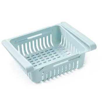 

Refrigerator fresh water storage box PP Retractable slider design Freshness Drain Storage Home use Freezer Cupboard