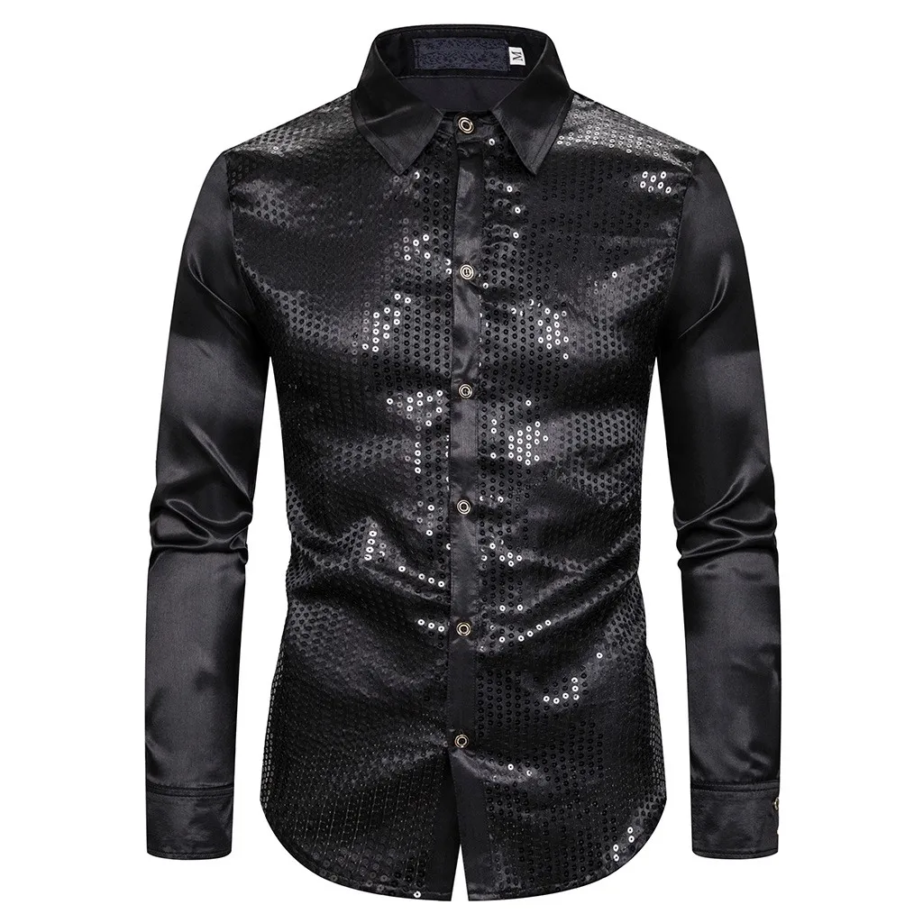Camisa Мужская Роскошная рубашка с цветочным принтом пейсли Повседневная длинными