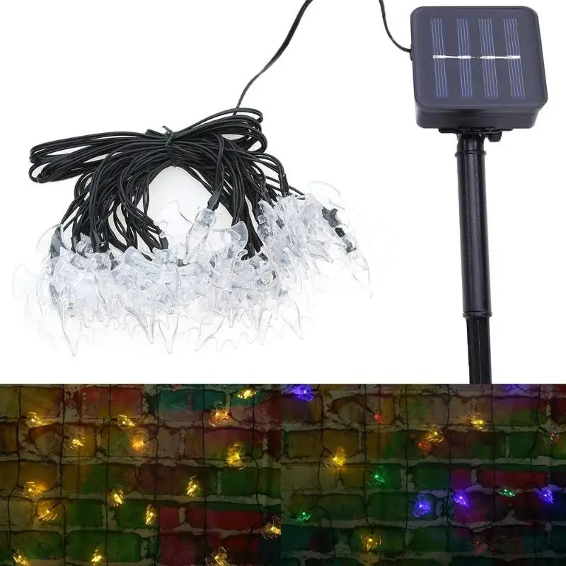 

Solar Light String 30LED Bat Outdoors Christmas Day Halloween String Light