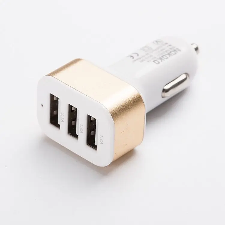 Универсальный тройник USB автомобильный держатель для телефона на Зарядное устройство 12 V-24 V до 5V низшее Напряжение защиты многофункциональное автомобильное Зарядное устройство головка