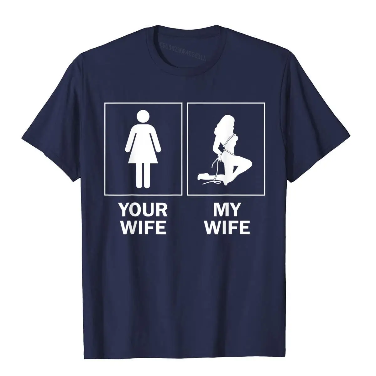 Mens Funny BDSM Shirt For Husband Kinky Gift TShirt T-Shirt__B12877navy