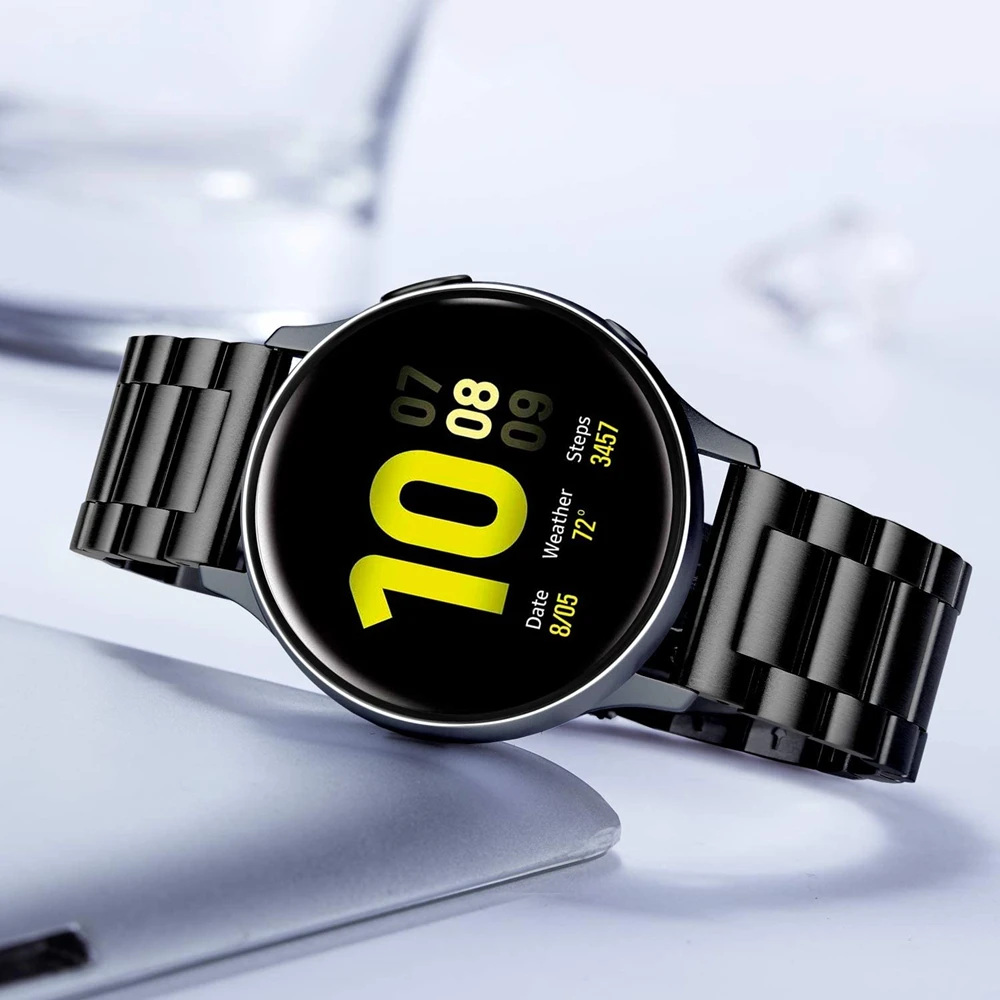 Ремешок из нержавеющей стали для наручных часов Ticwatch Pro 2020 быстросъемный Браслет