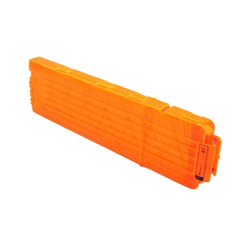 6-18 Orange Reload Clip For Nerf Magazine Round Darts Replacement Toy Gun Soft Bullet Clip For Nerf Blaster arma de brinquedo