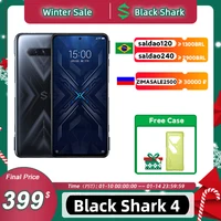 Black Shark 4 Global Version  Smartphone Snapdragon 870 144Hz Refresh Rate AMOLED Screen Game Phone Blackshark 1