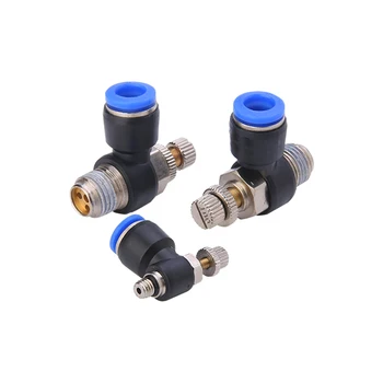 

Air connector pneumatic parts for piston cylinder air valve 4mm/6mm/8mm/10mm air piper fitting