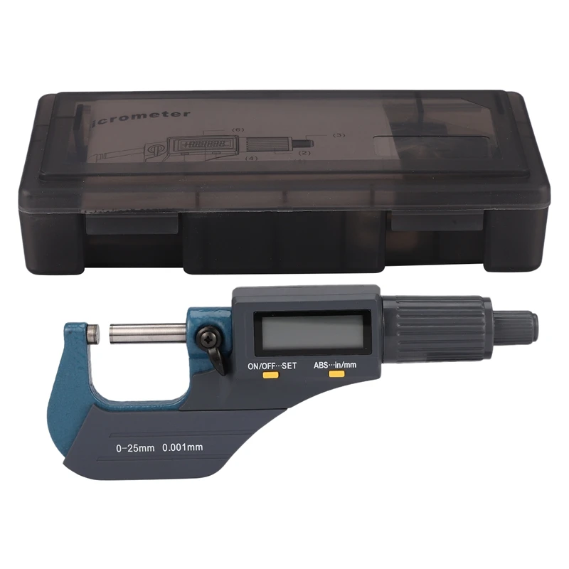 

Electronic Digital Display Outer Diameter Micrometer 0-25MM Electronic Centimeter Card Spiral Micrometer