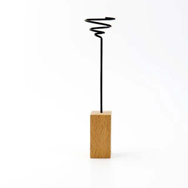 3Db Vas Légnövény Állvány Tartály Tillandsia Tartó Asztali Edénykijelző Váza Fa Alap - Image 2