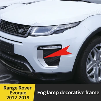 

Fog lamp decorative frame Front fog lamp shield Headlight trim strip For Land Rover Range Rover Evoque 2012-2019