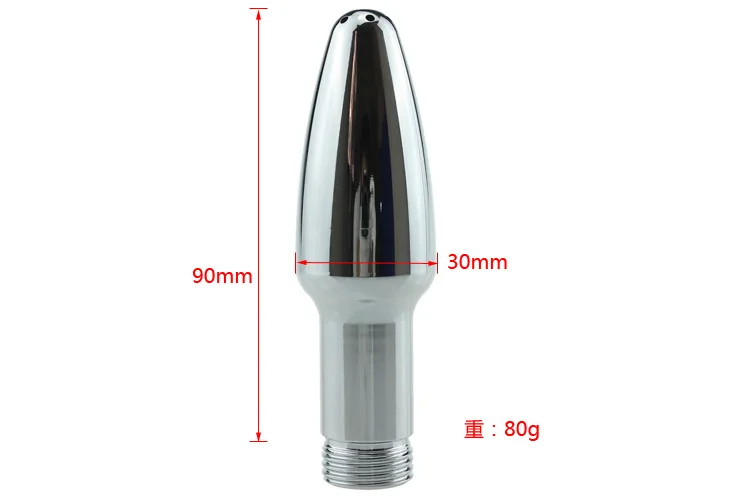Pommeau De Douche Pour Lavement Anal / Nettoyage Intime - En Métal - Neuf Avec Emballage