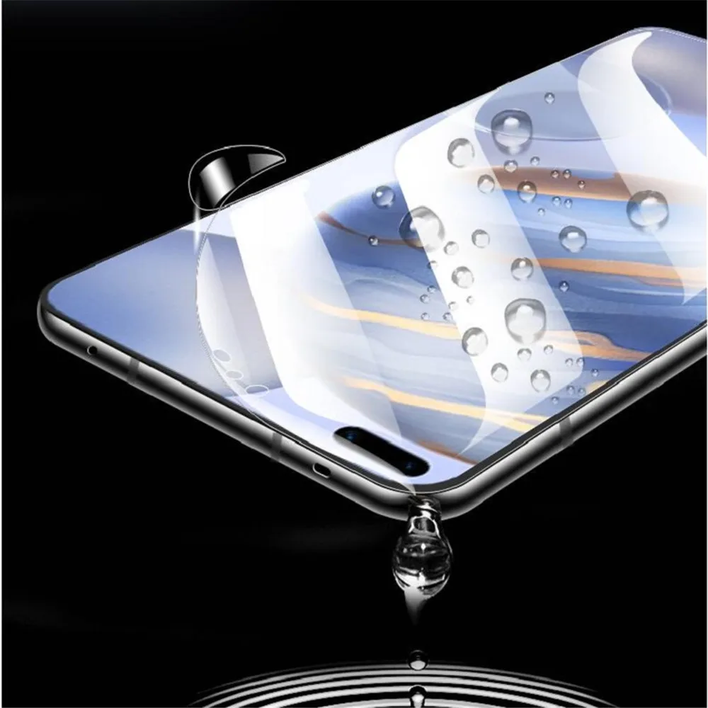 Мягкая Гидрогелевая пленка Honor 30 Pro Plus защитная для экрана полное покрытие не