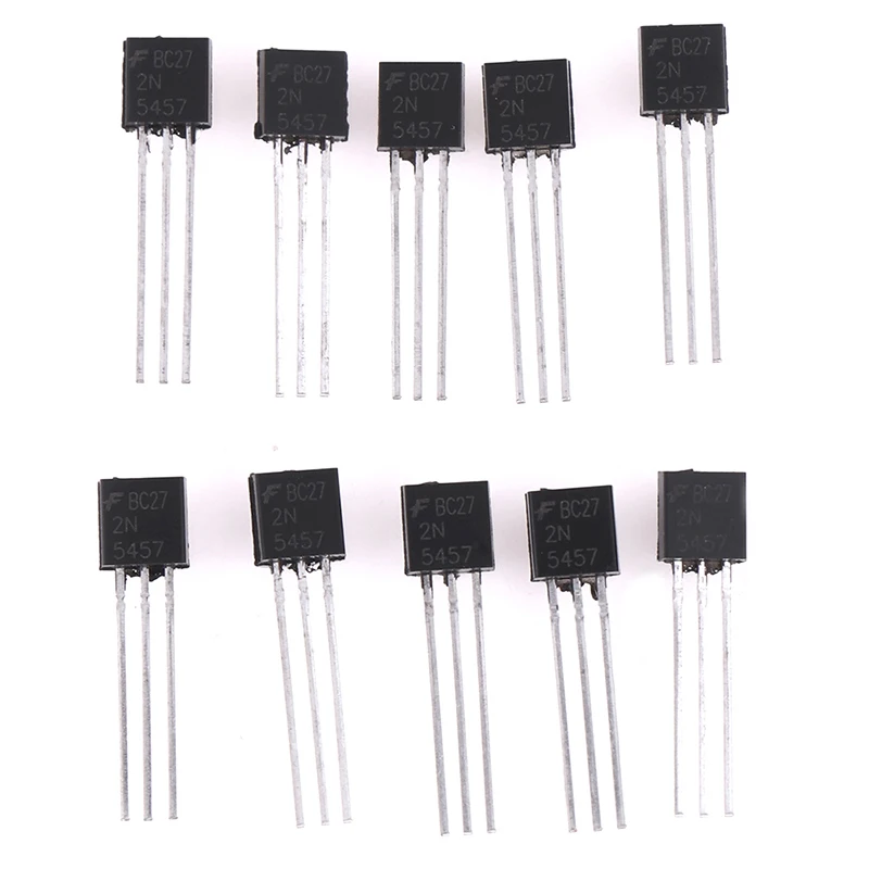 10Pcs/lot Black 2N5457 2N5457G TO-92 N-Channel Transistor High Quality