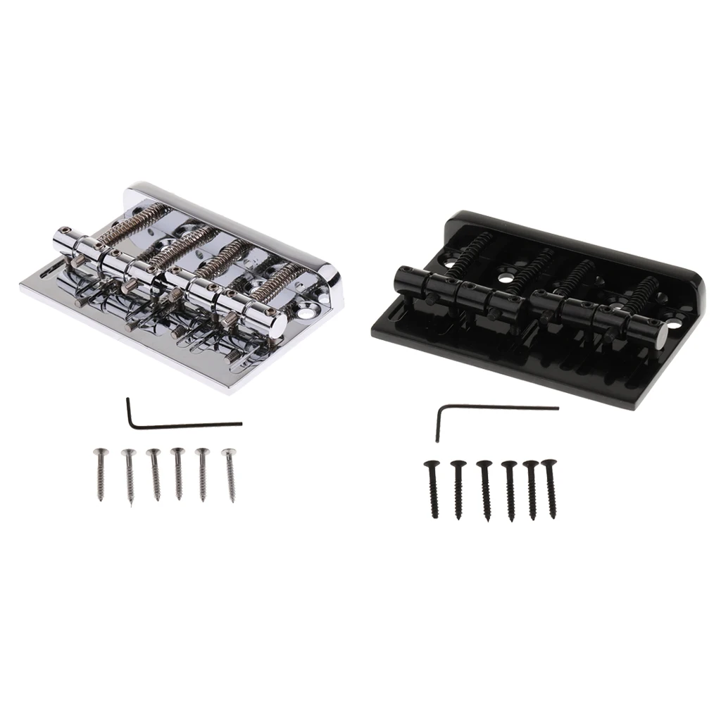 4 String Bass Bridge for Fender Precision Jazz Bass Replacement