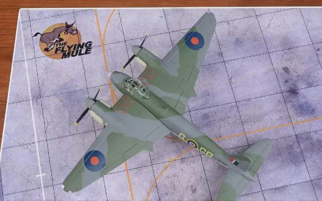 Корги де хавилланд комар B IV DK296 GB-G Flt/Lt D.A.G Джордж Парри Раф № 105 эскадрилья 1/72 литой под давлением самолет модель самолета