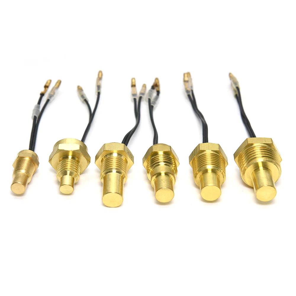 Universal Water Temperature Sensor Car Temperature Sensor Water Gauge 12V/24V 10MM-21MM temperature sensor water temperature gauge