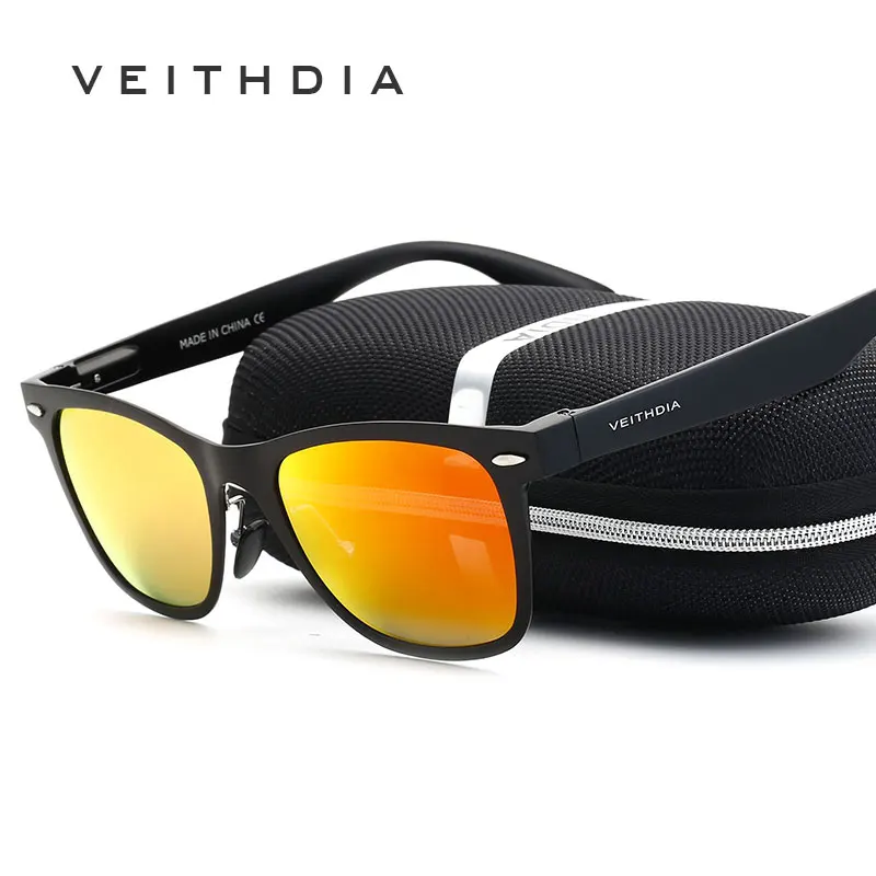 Koop Veithdia Brand Designer Aluminium Magnesium Mannen Spiegel Zonnebril Eyewear Zonnebrillen Voor Vrouwen Gafas Oculos De Sol