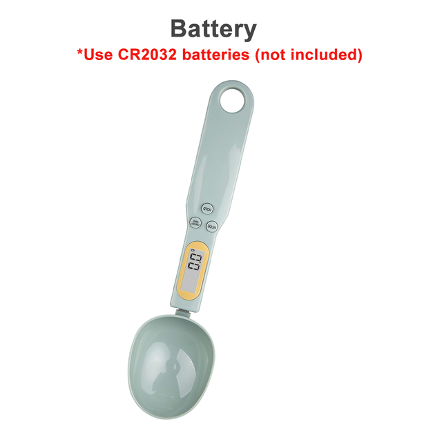Measuring Spoon Scale LCD Digital Kitchen Measuring Spoons 500g/0.1g Portable Kitchen Scales for Baking Coffee Pet