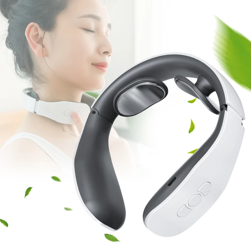 Electric Neck and Shoulder Massager Heating For Neck Relief Pain Health Care Relaxation Tool Physiotherapy Health Care Machine