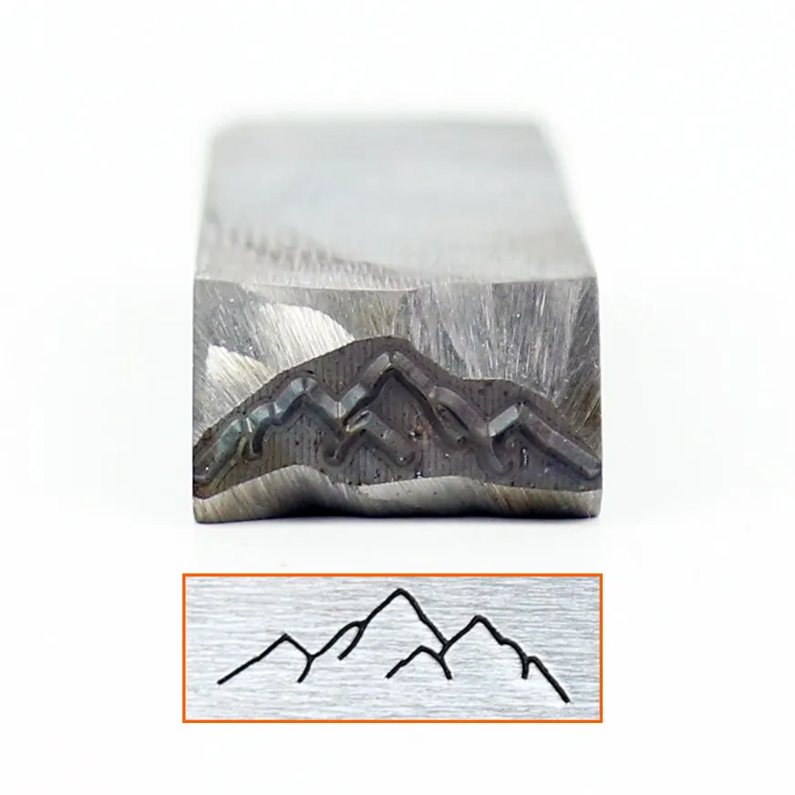 Индивидуальные горы холм дизайн штамп 6x20 мм сделай сам стильный элегантный