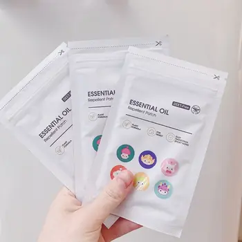 

36Pcs Mosquito Repellent Stickers Plant Essential Oil Cartoon Anti Insect Patch K1KC