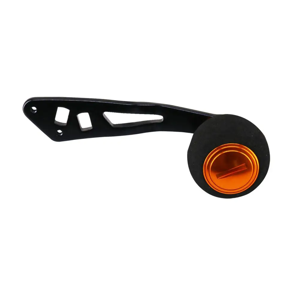 

New Fishing Handle Reel Single Knob EVA Single Racker Handle Knob Aluminum Alloy Replacement Baitcasting Accessory