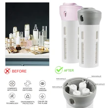 Новинка, 4 в 1, переносные дозаторы для мыла, органайзер для ванной комнаты, дозатор шампуня для геля и лосьона для душа, для хранения, многоразовая бутылка