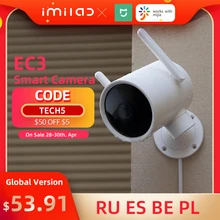 Глобальная версия IMILAB EC3 наружная камера Ip-камера Wifi Mi домашняя камера безопасности 2K камера ночного видения Cctv камера видеонаблюдения