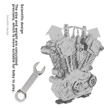 Детские игрушки, капремонт двигателя мотоцикла, игровой набор со звуком, светильник, сделай сам, сборочный механик, набор, развивающие игрушки для детей, подарок