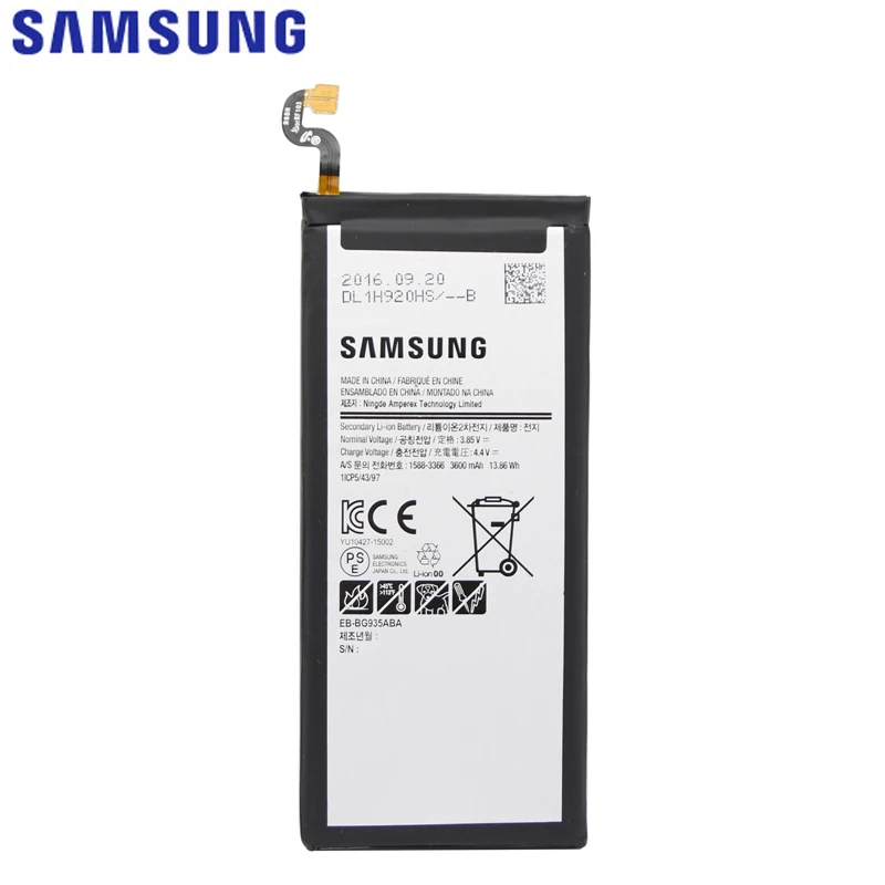 Samsung телефон батарея EB-BG935ABE для samsung Galaxy S7 Edge G935 G9350 G935F G935FD G935W8 3600 мАч батареи+ Инструменты