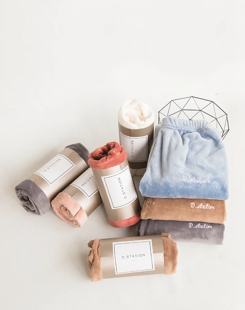 COOTELILI Teenager Girl Boy Winter Pants Fleece Thicken Warm Trousers Kids Boys Girls Home Pants Children Clothes Fashion (6)