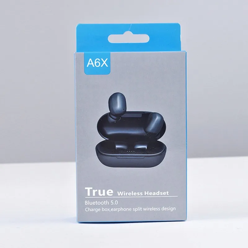 A6X TWS беспроводной Eeadphone Bluetooth 5,0 сенсорная гарнитура шумоподавление HD звук игровые спортивные наушники наушник для Xiaomi Redmi