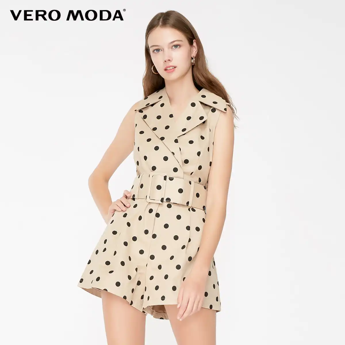 vero moda polka dot jumpsuit