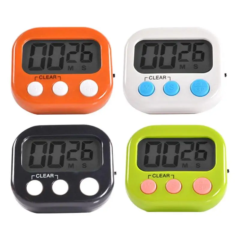 

Kitchen Timer Practical Cooking Timer Multi-function Large Clear Numbers Loud AlarmBig Digits Loud Alarm Clock Magnetic Stand