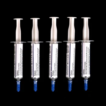 

5pcs HY510 5g Thermal Grease Paste Compound Silicon Scraper CPU HeatSink Processor Cooling paste silicone Fan Thermal Paste