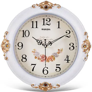 

Modern Living Room Silent Wall Clock Fashion Creative Clock Personality Garden Big Clock European Style Wall Watch Household