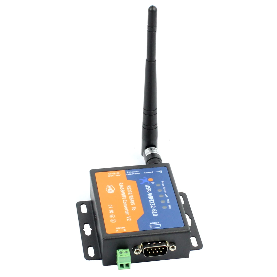 2 шт последовательный wifi конвертер USR-wifi 232-610 V2 Последовательный RS232 RS485 для беспроводной wifi Ethernet сетевой адаптер модуль