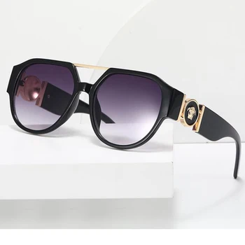 

2020 New Pilot Trends Sunglasses Women Luxury Brand Designer Gradient Sunglasses Female Summer Vintage Transparent Glasses