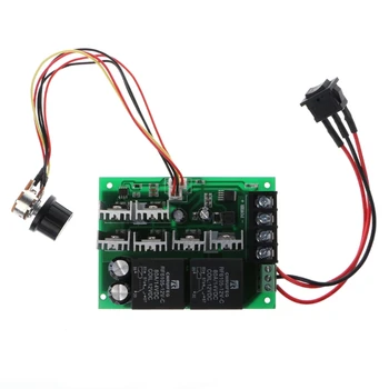 

DC 10-50V Motor Speed Controller Reversible PWM Control Forward Reverse Switch