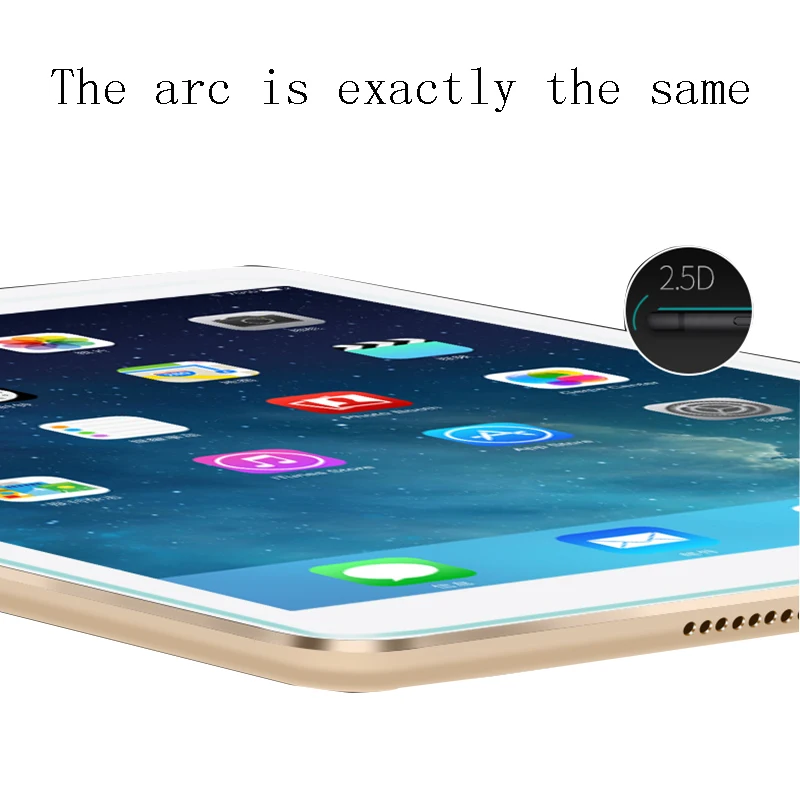Tempered Film For iPad 2 3 4 9.7'' A1395 A1396 A1397 A1416 A1430 A1403 A1458 A1459 A1460 Full Coverage Screen Protector Glass 6