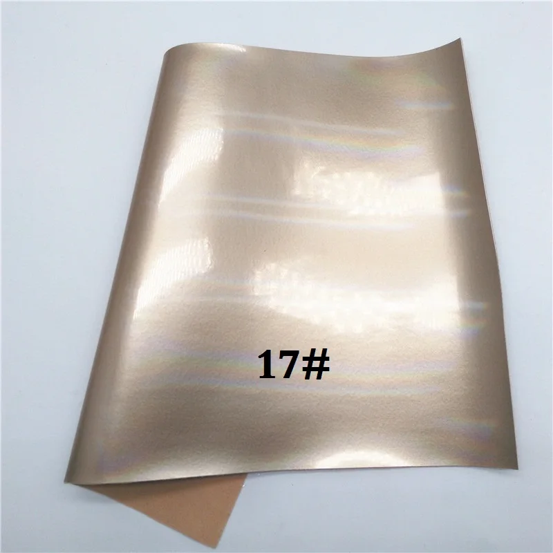 17 Glitterwishcome 21X29 см A4 размер винил для бантов Переливающаяся лакированная кожа ткань искусственная кожа листы для бантов, GM682A - Цвет: 17