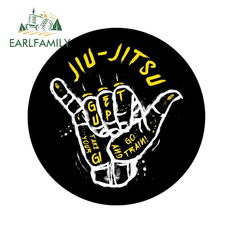 EARLFAMILY 13 см x для Jiu Jitsu подвесные свободные автомобильные наклейки с защитой от