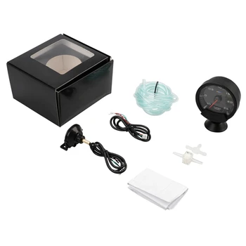 

12V 60Mm Universal Car White Led Digital Turbo Boost Gauge Meter for Greddy