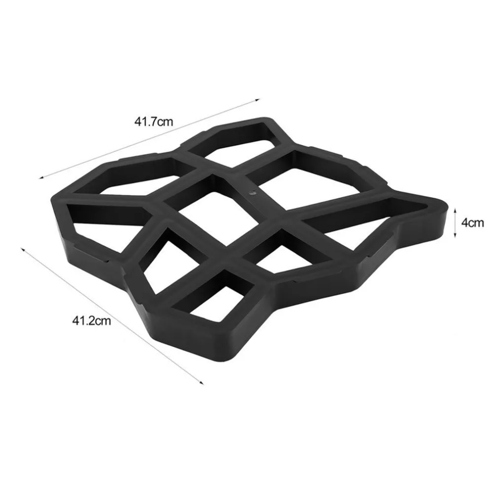 DIY садовый путь сделать плесень ходьбы тротуара бетонные формы мощения цемента кирпича дороги бетонные Pathmate формы садовый декор