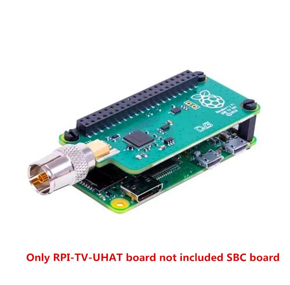 Плата расширения RPI TV UHAT ТВ шляпа для Raspberry Pi цифровой тюнер DVB T2 потоковая