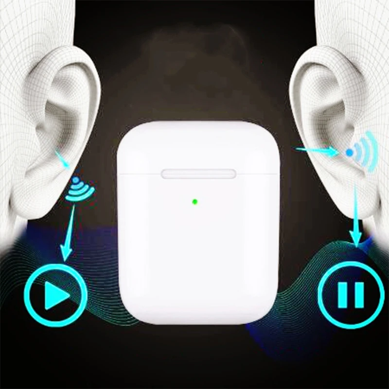 I2000 TWS всплывающие 3 батареи с QI беспроводной зарядки Bluetooth 5,0 наушники 8D звук бас наушники PK i500 tws
