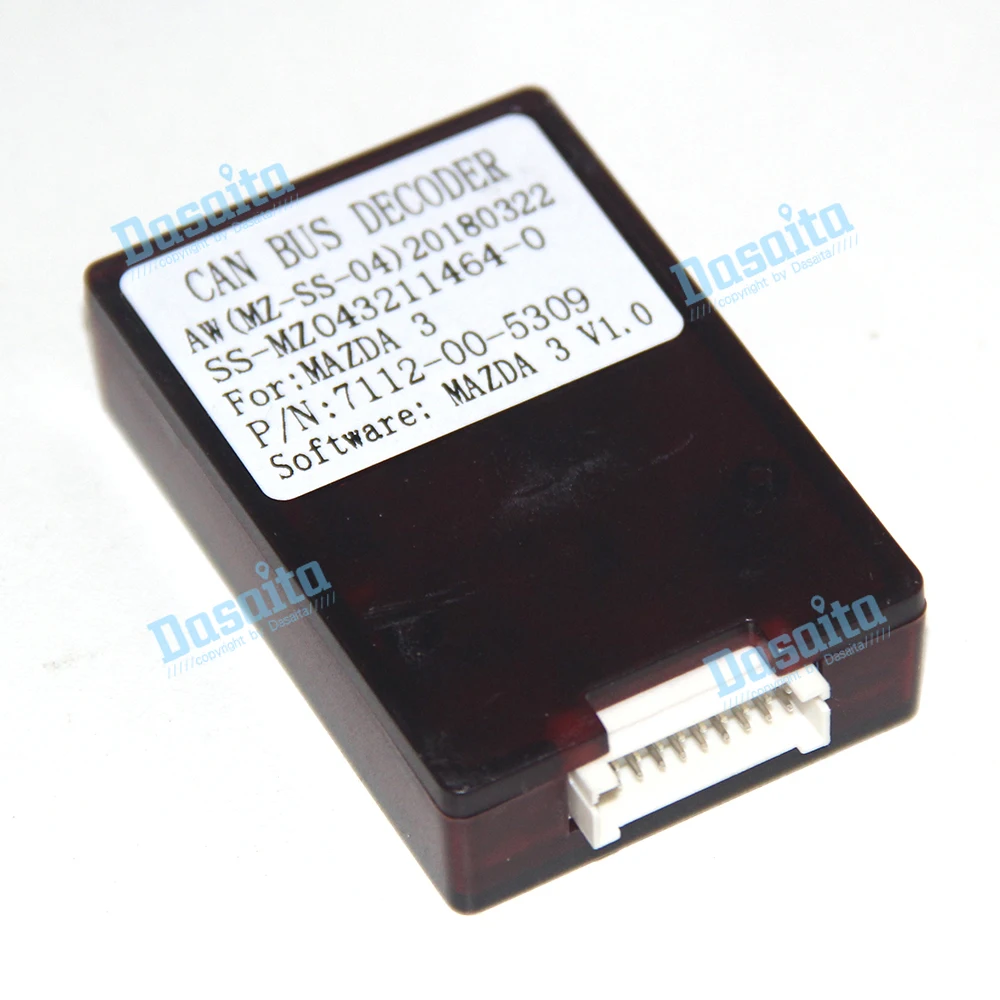 

CB021 Car Autoradio Canbus Decorder with Power Cable for Mazda 3 2006-2012 Support Steering Wheel Control Radio Antenna