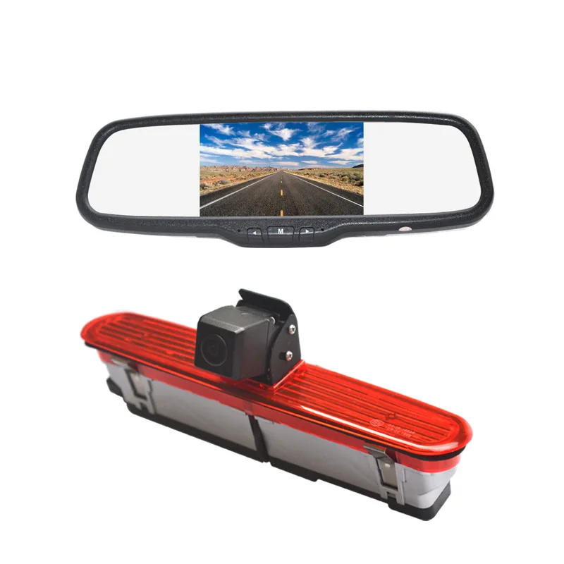

Vardsafe VS211C Reverse Camera Rear Mirror Monitor Kit for Fiat Doblo / Opel Combo / Vauxhall Combo / Ram ProMaster City
