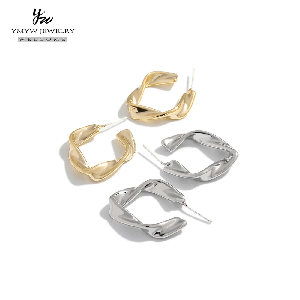 

YMYW Fashion Chic Vintage Retro Earrings Metal Charm Gold/Silver Elegant Earrings for Women Girls Party Oorbellen Jewelry