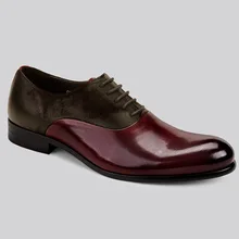 Italian Formal Shoes Men Luxury Two Tone Dress Shoes Genuine Leather High Quality Cow Leather Brand Luxury Party Shoes Italian Formal Shoes Men Luxury Two Tone Dress Shoes Genuine Leather High Quality Cow Leather Brand Luxury Party Shoes