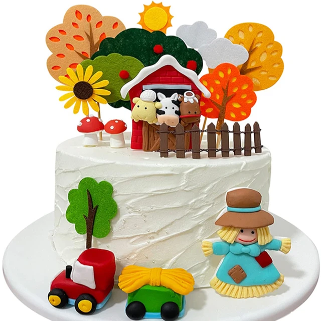 Pastel de cumpleaños personalizado de la granja de Zenón